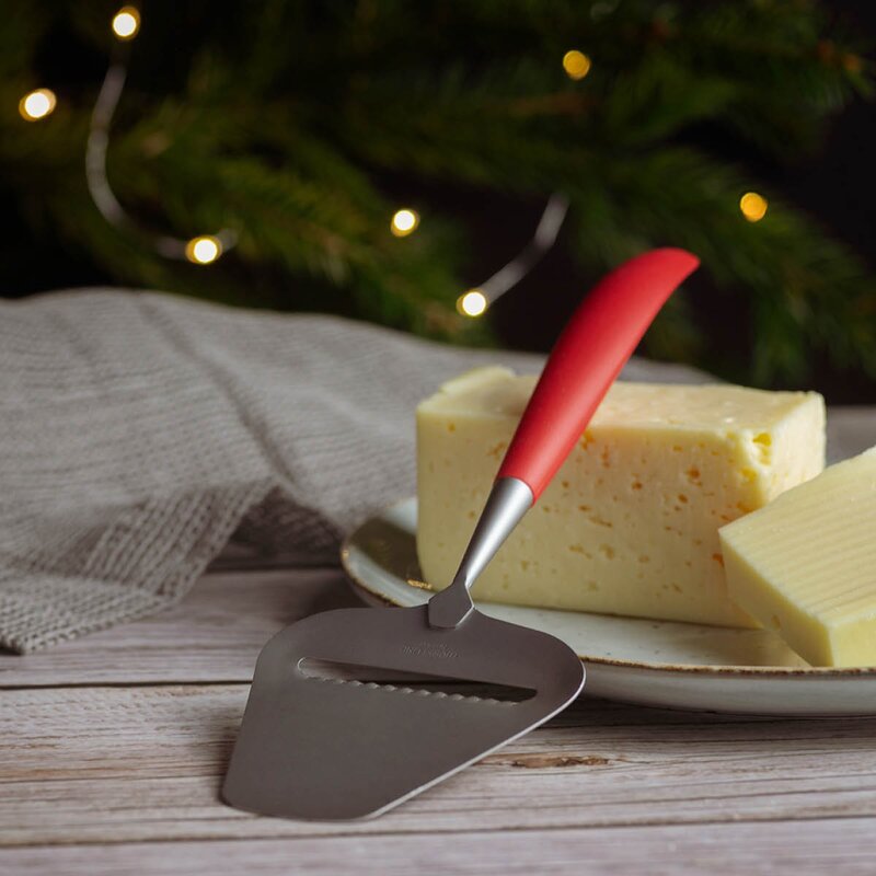 Bjørklund Amitto ostehøvel riller rød