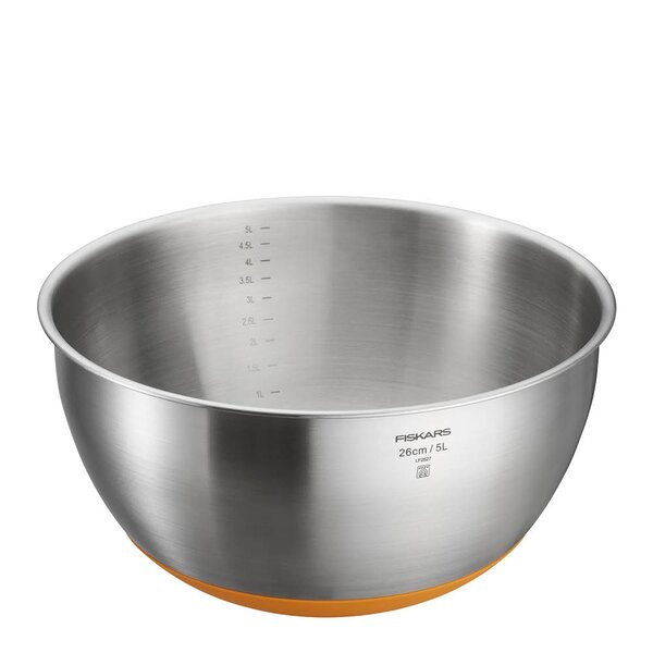 Fiskars Functional Form bakebolle 5L rustfritt stål