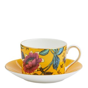 Wedgwood Wonderlust&nbsp;tekopp & asjett yellow tonquin