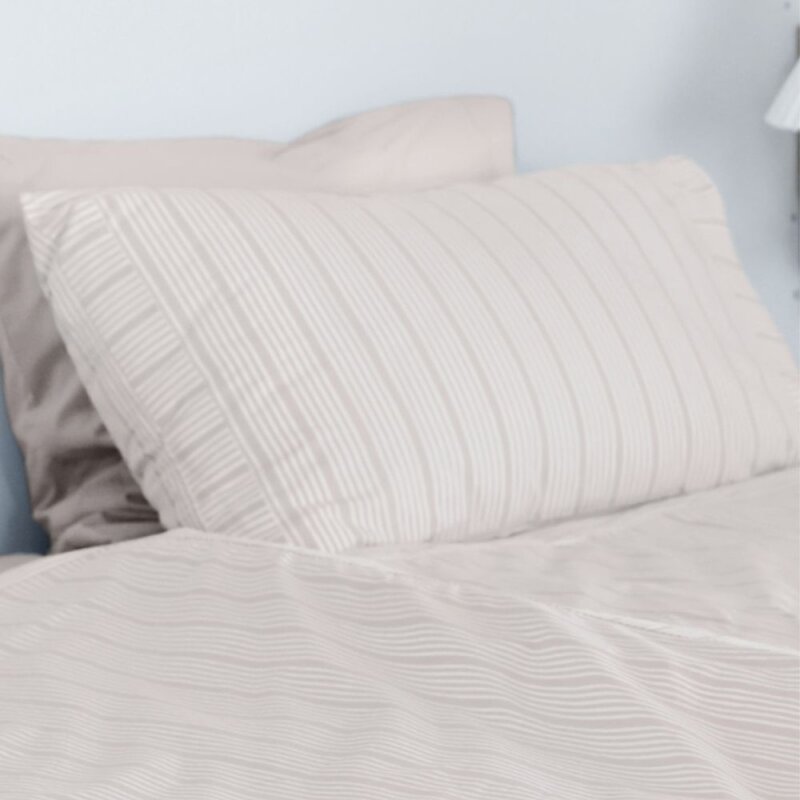 Home by Ilse Jacobsen Bedding Collection putetrekk 50x70 cm 2 stk sand stripes