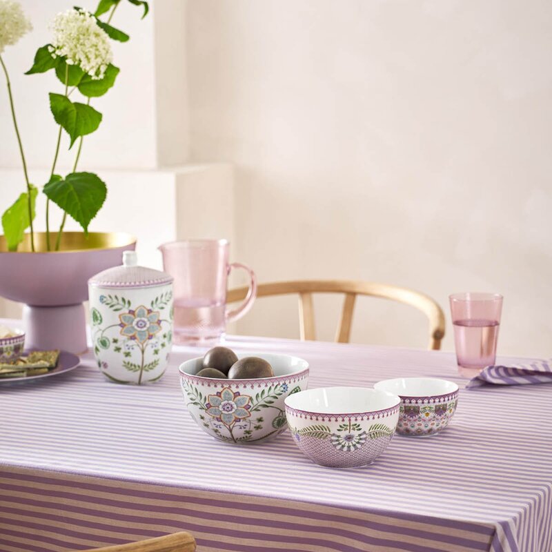 Pip Studio Lily & Lotus frokostsett 3 deler multi