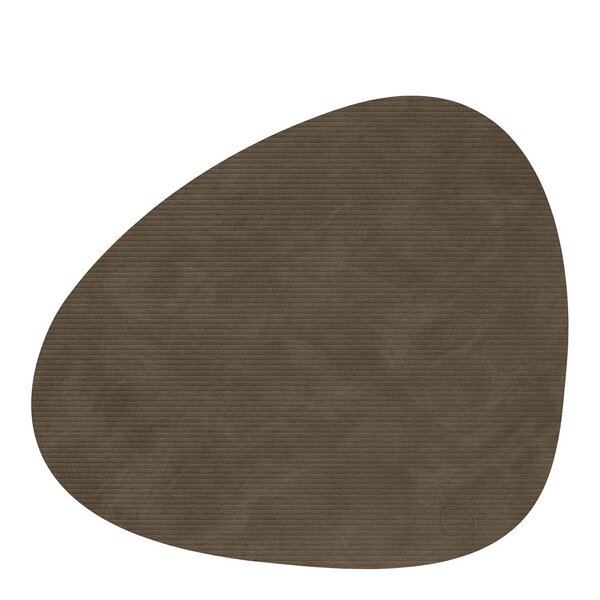 LIND DNA Curve Corduroy spisebrikke 37x44 cm caviar