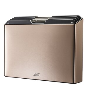 Joseph Joseph Folio Steel skjærebrett 35,5x26 cm roségull