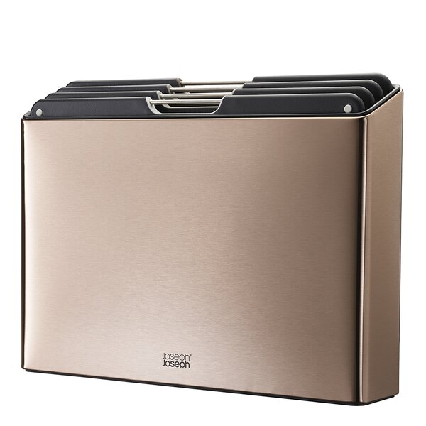 Joseph Joseph Folio Steel skjærebrett 35,5x26 cm roségull