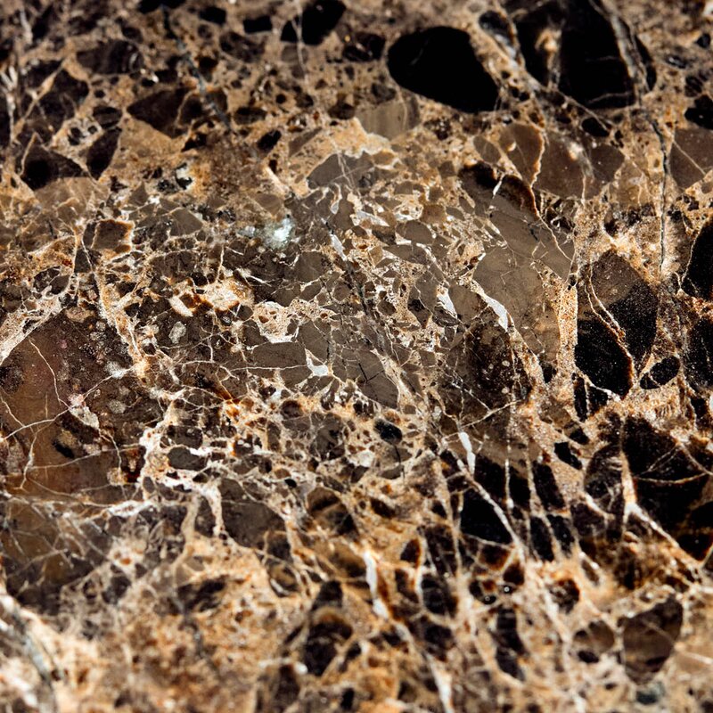 House Doctor Able tannbørsteholder 11,5x7,5 cm brun marmor