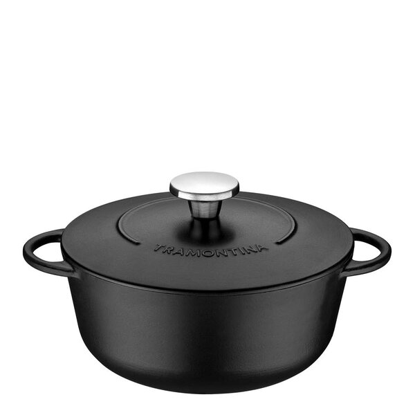 Tramontina Cast iron kasserolle 4L svart
