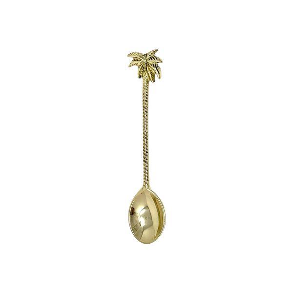 Coia Brass Collection teskje palme 15 cm messing