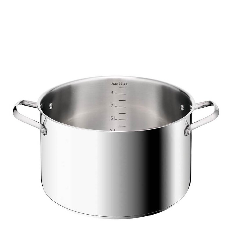 Tefal Emotion Plus SS Uncoated XL gryte 11,4 L med lokk