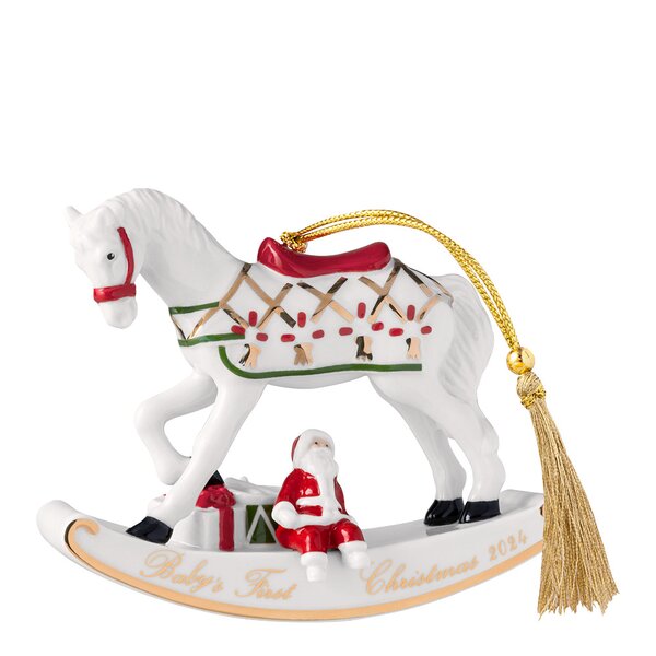 Villeroy & Boch Christmas Classic juletrepynt gyngehest 10 cm