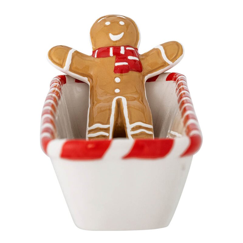 Bloomingville Ginnie avlang skål 36,5x9,5x12,5 cm pepperkakemann