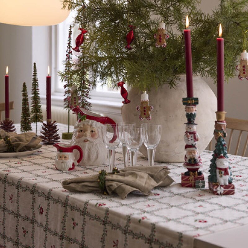 Holmen Luna duk 140x220 cm hvit