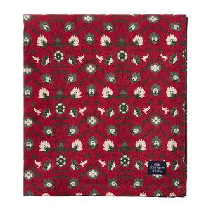 Lexington Blomstrete bomullsduk 150x250 cm rø/beige/grønn