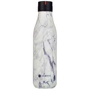 Les Artistes Bottle Up Design termoflaske 0,5L hvit marmor