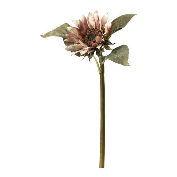 Mr Plant - Solsikke kunstig snittblomst 50 cm rosa