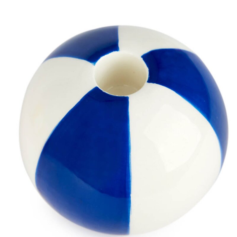 Balvi Floats lysestake 8 cm Beachball blå