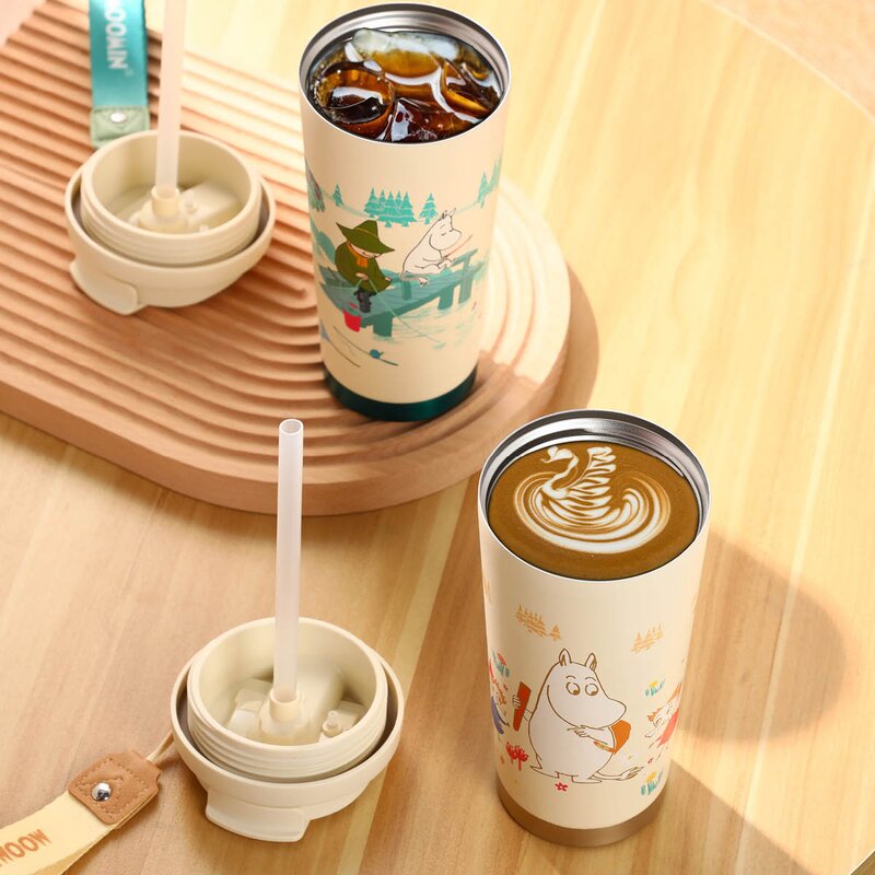 Moomin Mummi take-away termokopp 58 cl på tur beige