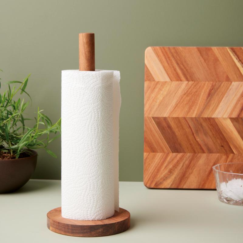 Aida Design kjøkkenrulleholder 13x30,5 cm akasie