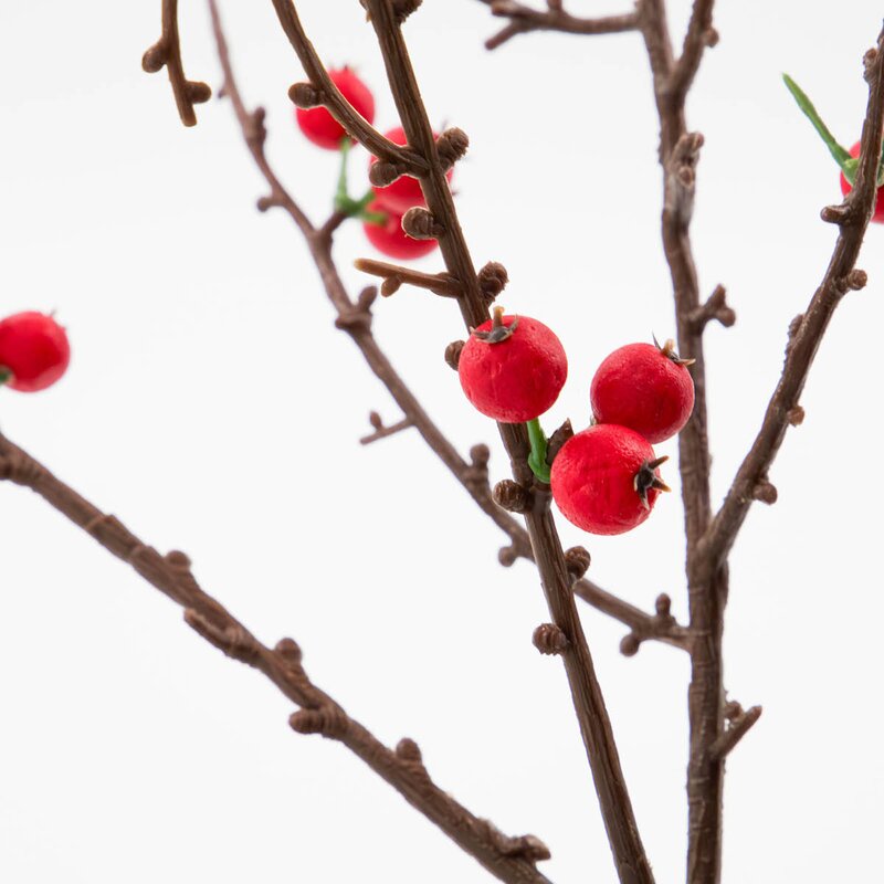 House Doctor Decor kunstig gren 97 cm rød