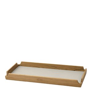 LIND DNA Airy teak brett 36,6x14,6 cm Oyster White