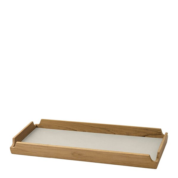 LIND DNA Airy teak brett 36,6x14,6 cm Oyster White
