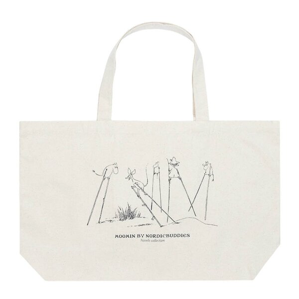 Nordicbuddies Mummi handlenett 65x41 cm beige