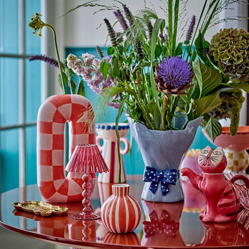Bloomingville Belivia vase 28,5 cm blå