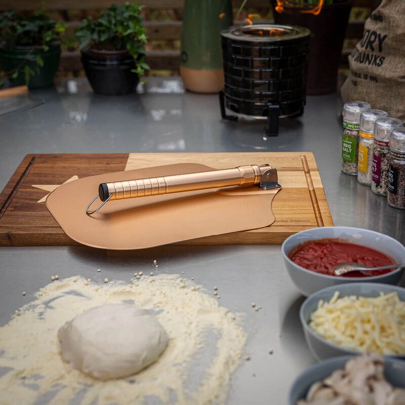 Kamado SUMO Pizzaspade sammenleggbar 66 cm gull