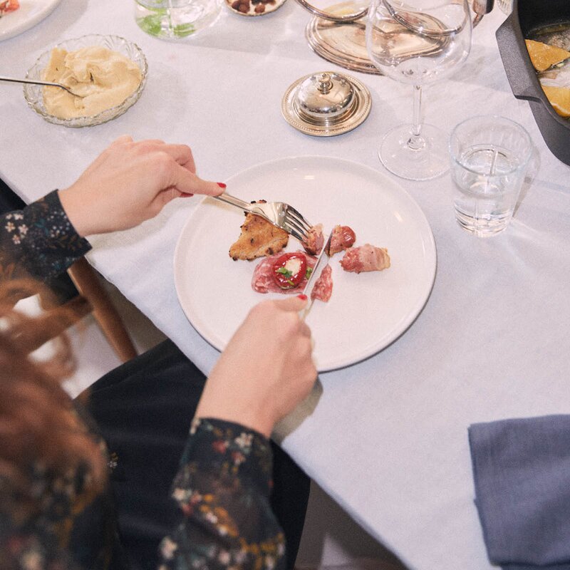 Rosendahl Grand Cru Essentials tallerken 25 cm 4 stk hvit