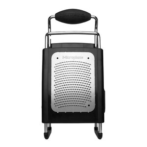 Microplane Box Grater rivjern med 4 sider 27 cm svart