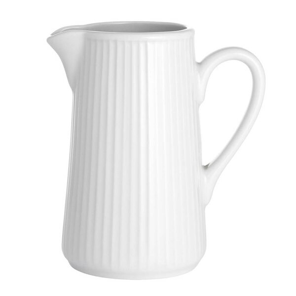 Pillivuyt Plissé kanne 35 cl hvit