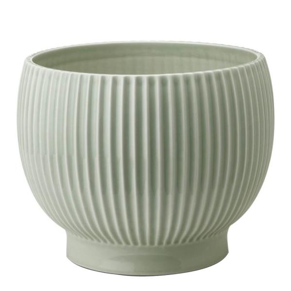 Knabstrup Keramik Potteskjuler riller Ø16,5 cm mint