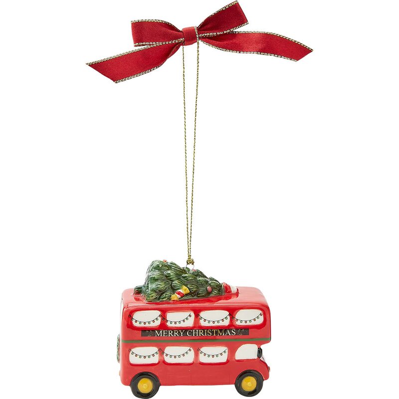 Spode Christmas Tree juletrepynt dobbeldekker