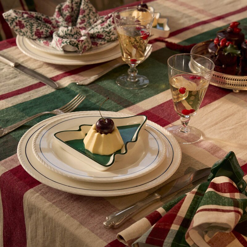 Lexington Tree lite fat 13x16 cm grønn/hvit