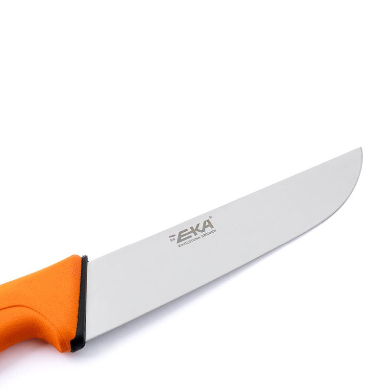 EKA Pro slaktekniv m/bredt blad 18 cm oransje