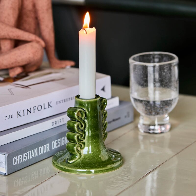 House Doctor Diva lysestake 9,5x10 cm grønn