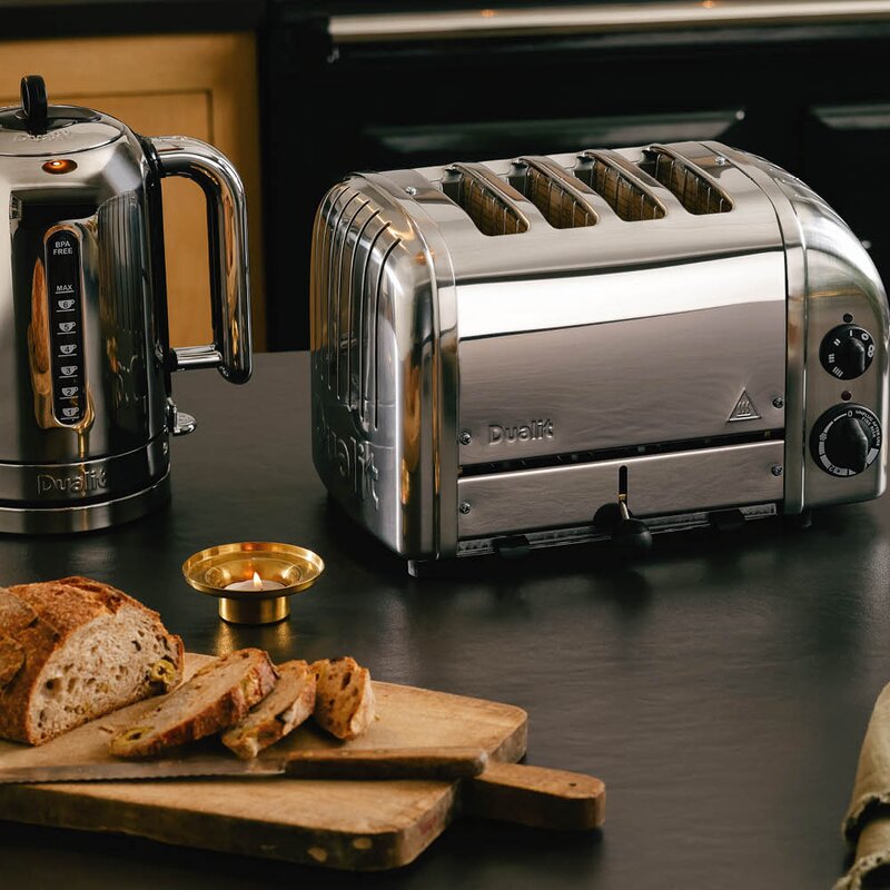 Dualit Classic brødrister 4 skiver rustfri