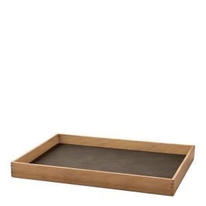 LIND DNA Even teak brett 27,9x35,9 cm nupo caviar