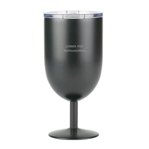 Pictureit Termo ølglass JOBBER MED PAPPAKROPPEN 40 cl sort