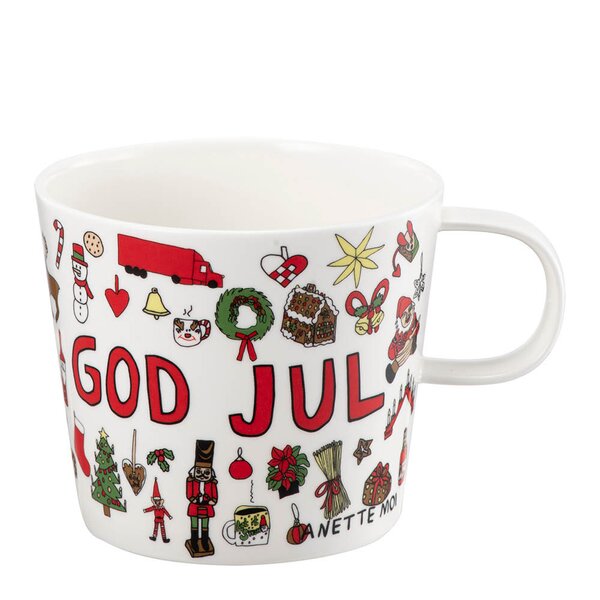 Modern House Anette Moi krus 27 cl God jul hvit