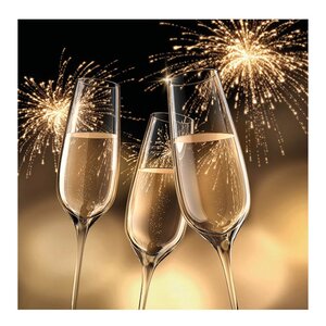 Ambiente Serviett 33x33 cm 20 stk Celebration Gold