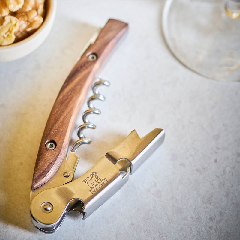 Peugeot Malbec vinopptrekker 13 cm valnøtt