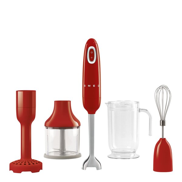 SMEG Stavmikser HBF02 700W rød