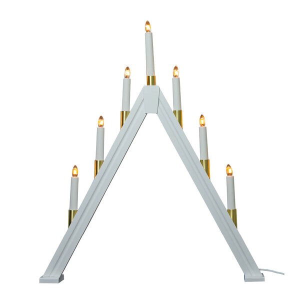 Aneta Lighting Halland adventsstake 59 cm hvit