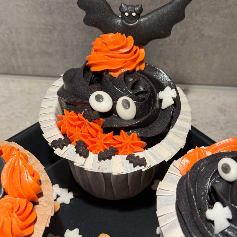 ScrapCooking Kakestrø øyne 40 g hvit/svart