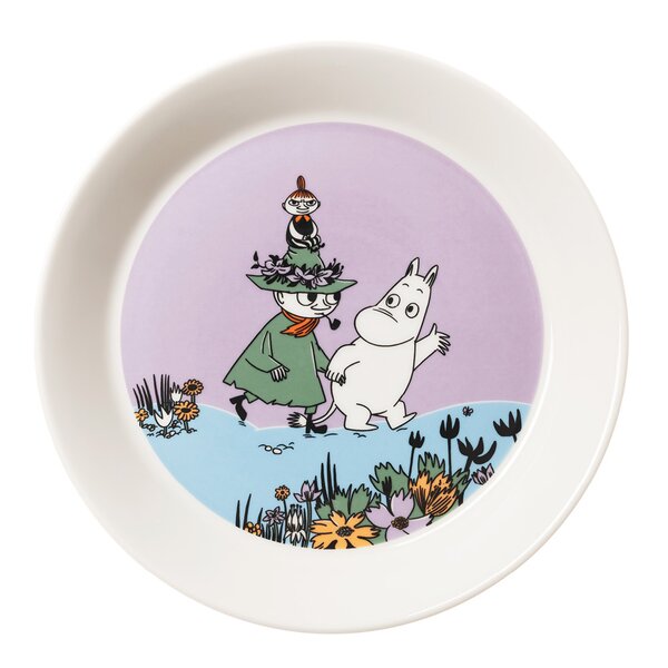 MoominArabia Mummi asjett 19 cm Venner for alltid 80 år