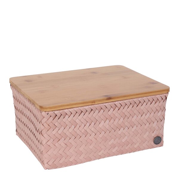 Handed By Top Fit stor oppbevaringskurv m/lokk 31x23x15 cm copper blush