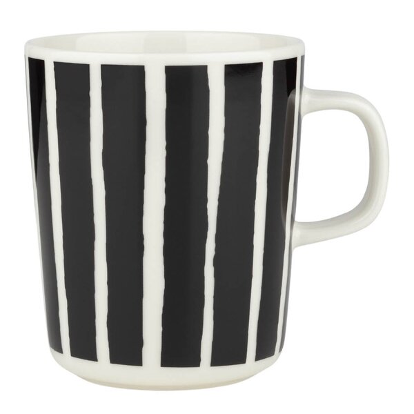 Marimekko Oiva Piccolo kopp 25 cl hvit/svart
