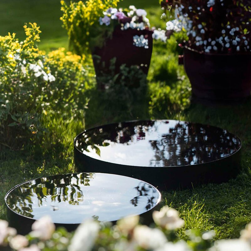 Espegard Vannspeil 90 cm svart