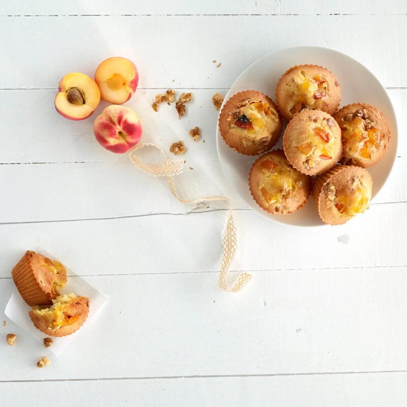 Lékué Muffinsformer i silikon 6 stk 7 cm rød