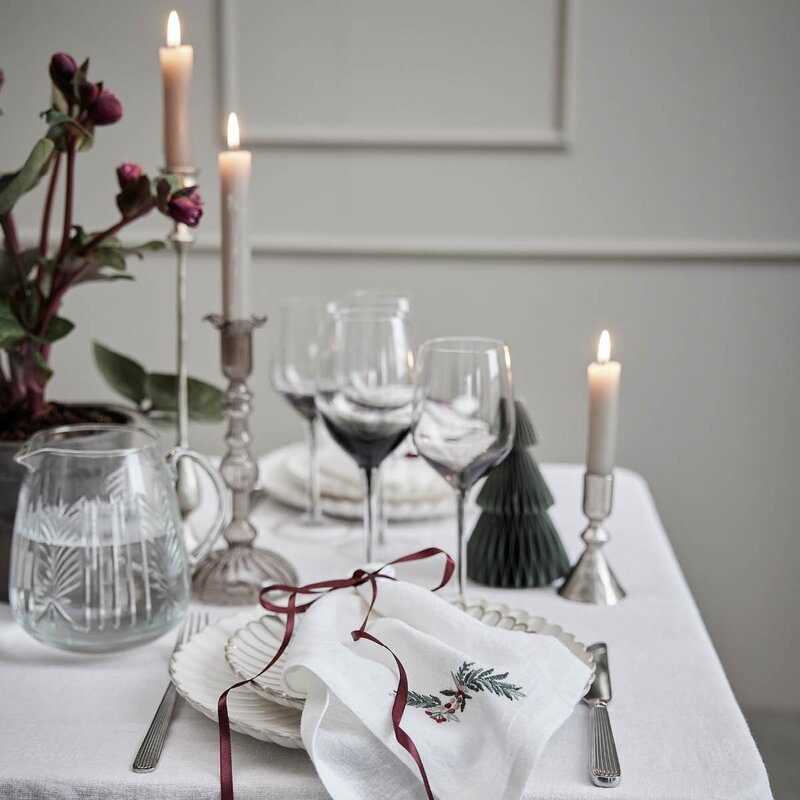 Lene Bjerre Ingrid lysestake 33,5 cm sølv